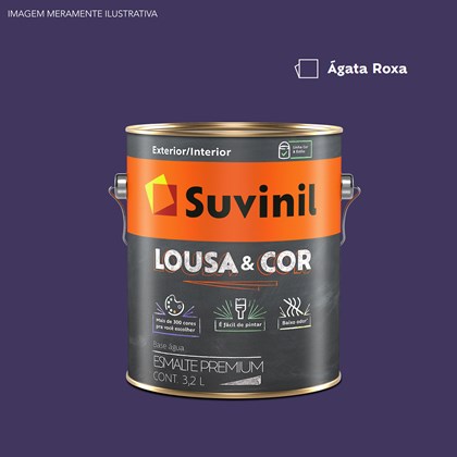 Esmalte Acetinado Lousa & Cor Ágata Roxa 3.2L - Suvinil