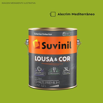 Esmalte Sintético Acetinado Lousa & Cor Alecrim Mediterrâneo 3.2L - Suvinil
