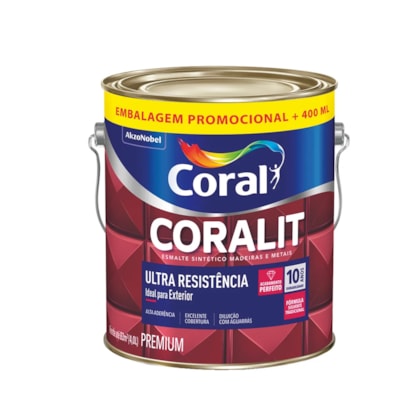 Tinta Esmalte A Base D água Coral Preço Esmalte Sintetico Brilhante Coralit Branco 4l Coral Bela Tintas