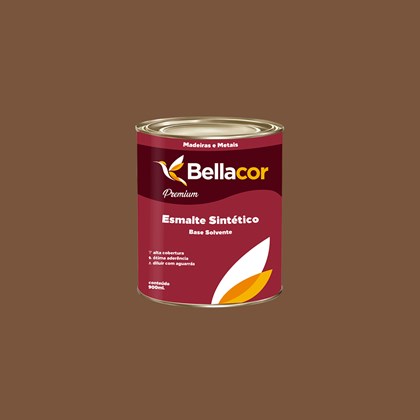 Esmalte Sintético Brilhante Marrom Conhaque 900ml - Bellacor
