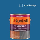 Esmalte Sintético Cor e Proteção Brilhante Azul França Suvinil 3,6L