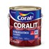 Esmalte Sintético Coralit Acetinado Algodão Cinzento 3,2L