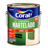 ESMALTE SINTÉTICO MARTELADO CINZA CLARO - 3,6L CORAL ESMALTE SINTÉTICO MARTELADO CINZA CLARO - 3,6L CORAL