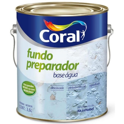 Tinta Esmalte A Base D água Coral Preço Fundo Preparador De Paredes Base Agua 3 6l Coral Bela Tintas