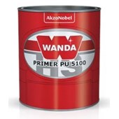Primer PU 5100 Kit 5100+3093 Cinza Médio 900ml - Wanda