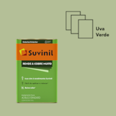 Suvinil Acrílica Fosca Rende e Cobre Muito 18L - Uva Verde Suvinil Acrílica Fosca Rende e Cobre Muito 18L - Uva Verde