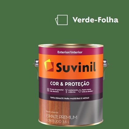 Suvinill Esmalte Sintético Brilhante Cor & Proteção 3,6L - Verde Folha