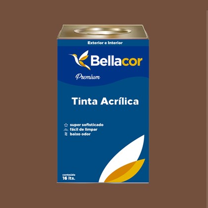 Tinta Acrílica Acetinado C111 Chilli 16L Bellacor