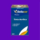 Tinta Acrílica Acetinado C15 Roxo 16L Bellacor