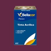 Tinta Acrílica Acetinado C61 Geleia de Ameixa 16L Bellacor