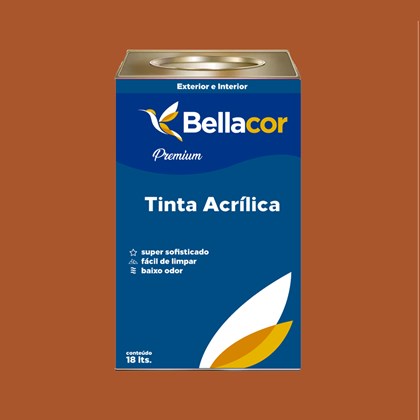 Tinta Acrílica Acetinado C85 Doce de Laranja 16L Bellacor