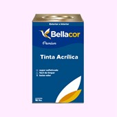 Tinta Acrílica Acetinado Premium A07 Rosa Neutro 16L Bellacor