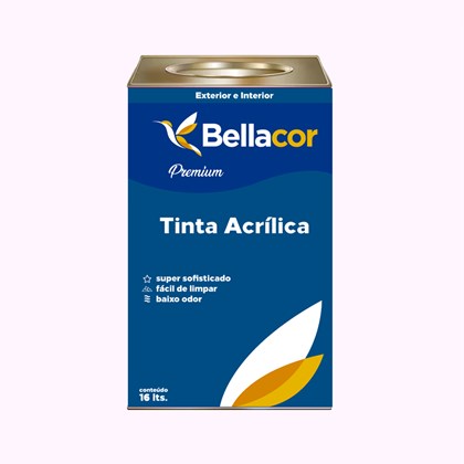 Tinta Acrílica Acetinado Premium A14 Dia Nublado 16L Bellacor