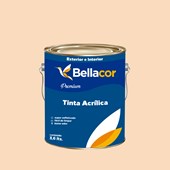 Tinta Acrílica Acetinado Premium A23 Toque de Mel 3,2L Bellacor