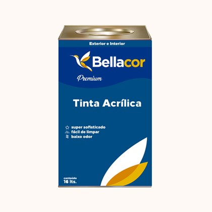 Tinta Acrílica Acetinado Premium A26 Branco Nata 16L Bellacor