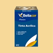 Tinta Acrílica Acetinado Premium A30 Amarelo 16L Bellacor