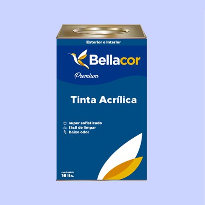 Tinta Acrílica Acetinado Premium A86 Anil 16L Bellacor