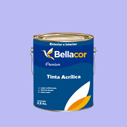Tinta Acrílica Acetinado Premium A87 Águas do Porto 3,2L Bellacor
