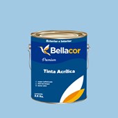 Tinta Acrílica Acetinado Premium A90 Azul Maya 3,2L Bellacor