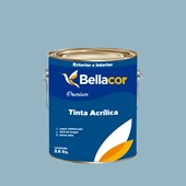 Tinta Acrílica Acetinado Premium A93 Azul Raf 3,2L Bellacor