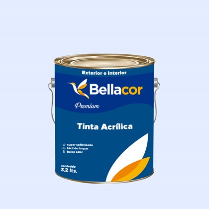 Tinta Acrílica Acetinado Premium A99 Tarde de Chuva 3,2L Bellacor