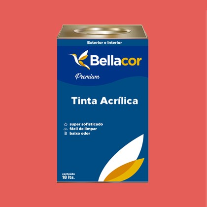 Tinta Acrílica Acetinado Premium B06 Oriente 16L Bellacor