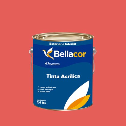 Tinta Acrílica Acetinado Premium B06 Oriente 3,2L Bellacor
