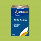 Tinta Acrílica Acetinado Premium B08 Verde Limão 16L Bellacor