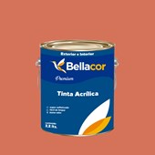Tinta Acrílica Acetinado Premium B18 Acerola 3,2L Bellacor