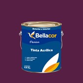 Tinta Acrílica Acetinado Premium C01 Creme de Ameixa 3,2L Bellacor