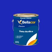 Tinta Acrílica Acetinado Premium C11 Azul Safira 3,2L Bellacor