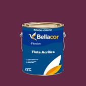 Tinta Acrílica Acetinado Premium C61 Geleia de Ameixa 3,2L Bellacor