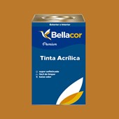 Tinta Acrílica Acetinado Premium C76 Amarelo Ocre 16L Bellacor