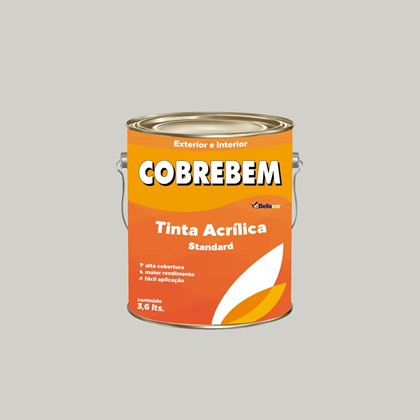 Tinta Acrílica Fosca Cobrebem Crômio 3.6L Bellacor