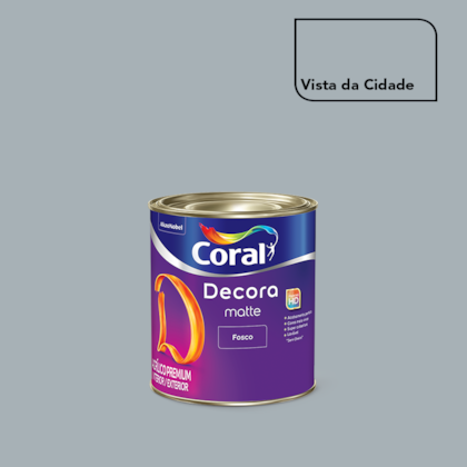 Tinta Coral Super Lavavel 3 6 L Preço Tinta Acrilica Fosca Decora Matte Vista Da Cidade 800ml Coral