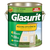 Tinta Acrílica Fosca Máxima Eficiência Camurça 3,6L Glasurit Tinta Acrílica Fosca Máxima Eficiência Camurça 3,6L Glasurit
