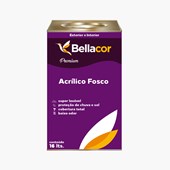 Tinta Acrílica Fosca Premium A13 Lua de Prata 16L Bellacor
