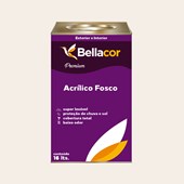 Tinta Acrílica Fosca Premium A17 Creme de Leite 16L Bellacor