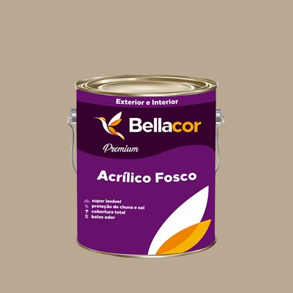 Tinta Acrílica Fosca Premium A21 Pêssego Rosa 3,2L Bellacor