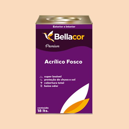 Tinta Acrílica Fosca Premium A23 Toque de Mel 16L Bellacor