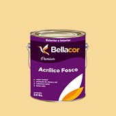 Tinta Acrílica Fosca Premium A30 Amarelo 3,2L Bellacor
