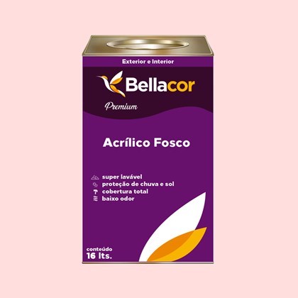 Tinta Acrílica Fosca Premium A52 Perfume de Rosas 16L Bellacor