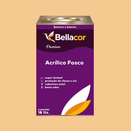 Tinta Acrílica Fosca Premium A57 Amanhecer 16L Bellacor