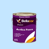 Tinta Acrílica Fosca Premium A80 Azul Celeste 3,2L Bellacor
