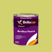 Tinta Acrílica Fosca Premium B09 Verde Lima 3,2L Bellacor