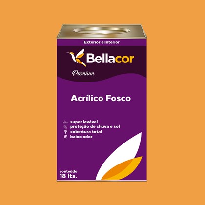 Tinta Acrílica Fosca Premium B89 Vilarejo 16L Bellacor
