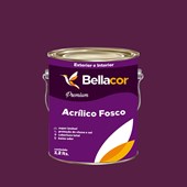 Tinta Acrílica Fosca Premium C01 Creme de Ameixa 3,2L Bellacor