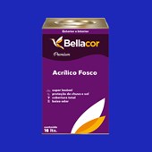Tinta Acrílica Fosca Premium C11 Azul Safira 16L Bellacor