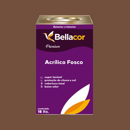 Tinta Acrílica Fosca Premium C111 Chilli 16L Bellacor