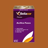 Tinta Acrílica Fosca Premium C40 Marrom Terra 16L Bellacor